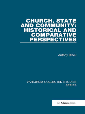 cover image of Church, State and Community
